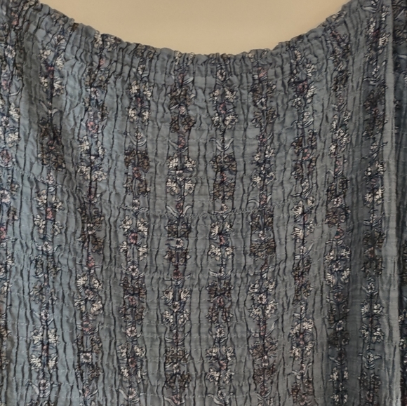 Sonoma Smocked Tiered Floral Print Midi Dress - Picture 6 of 14